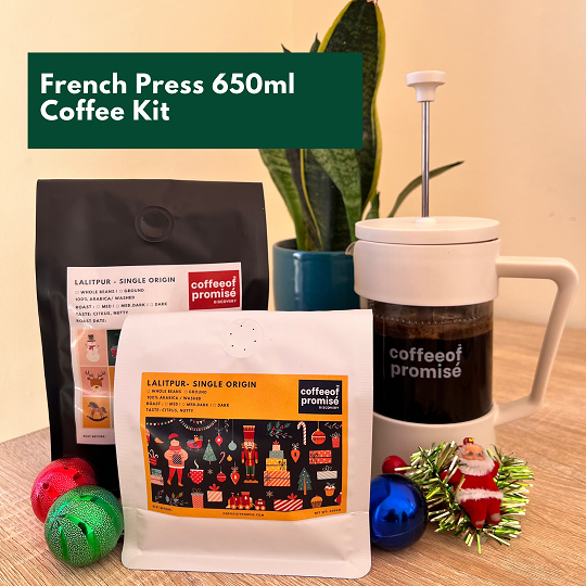 French Press 650ml Coffee Kit